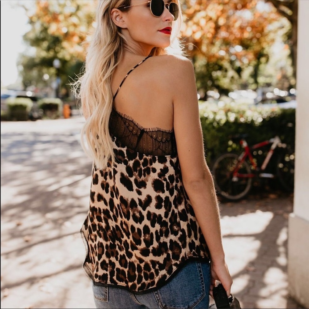 RE- STOCK “Nala” Leopard cami - Picture 3 of 7
